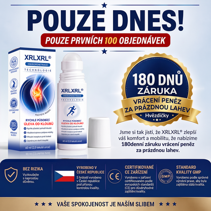 XRLXRL®🪄 TECHNOLOGIE ORTOPEDICKÉ REGENERACE NOVÉ GENERACE · 0,05mm mikrojehličkový váleček pro obnovu kostí a kloubů